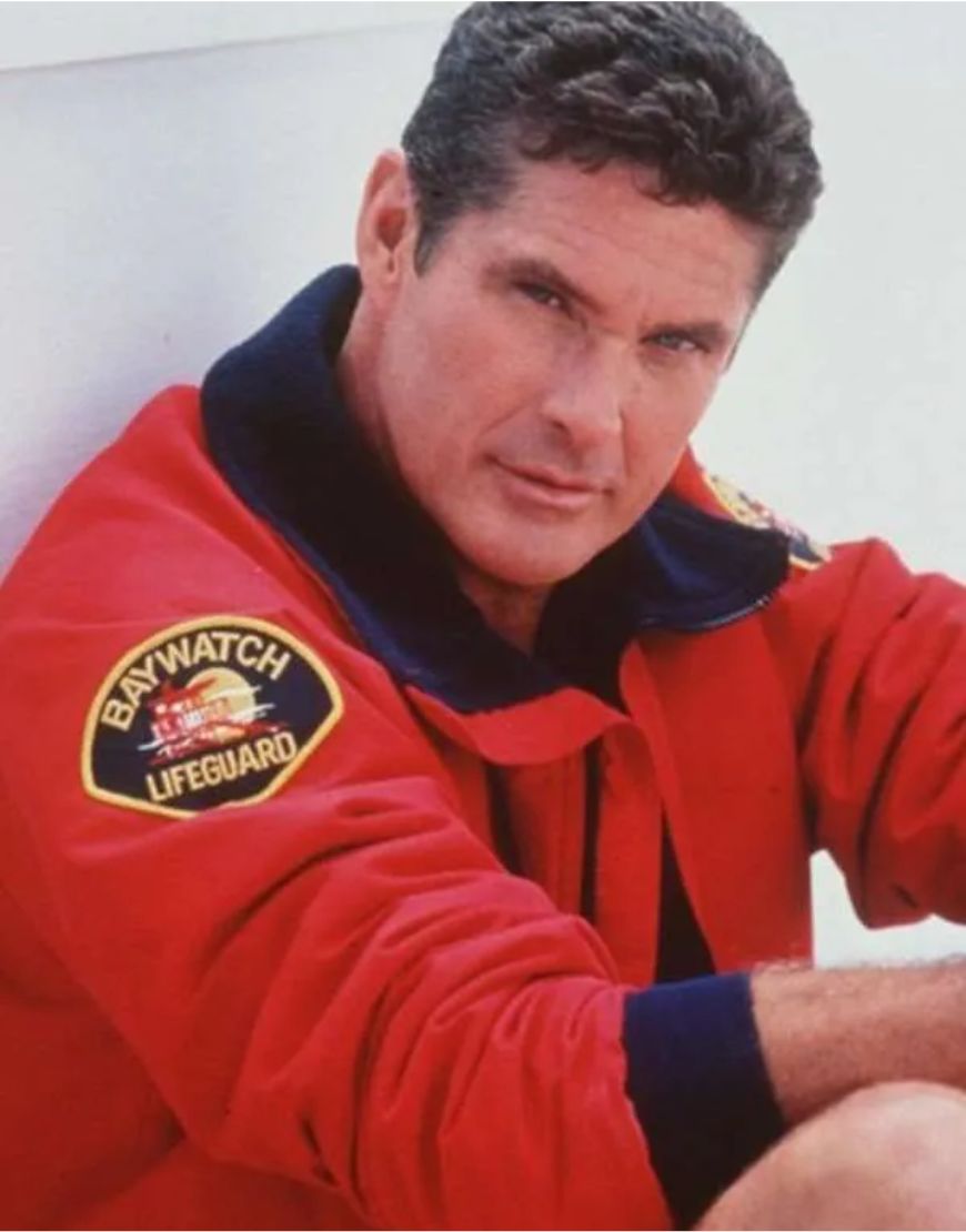 Baywatch Lifeguard David Hasselhoff Bomber Jacket