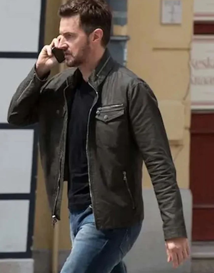 Berlin Station Richard Armitage Black Jacket