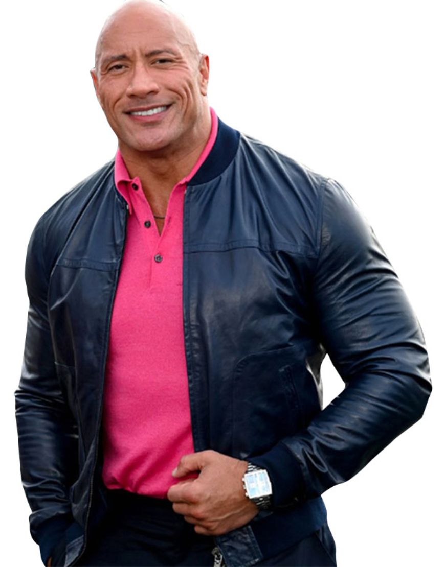 Black Adam Dwayne Johnson Leather Jacket