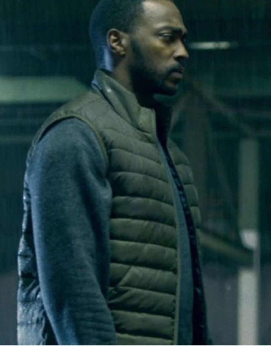 Black Mirror Anthony Mackie Danny Puffer Vest