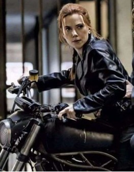 Black Widow Scarlett Johansson Natasha Romanoff Biker Jacket Black Widow Scarlett Johansson Natasha Romanoff Biker Jacket