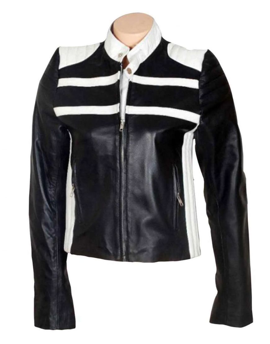 Blonde Ambition Katie Jessica Simpson Leather Jacket