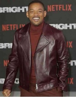 Bright Will Smith European Premiere Leather Jacket