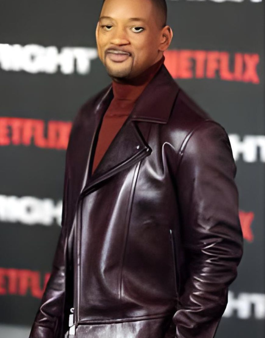 Bright Will Smith European Premiere Leather Jacket Bright Will Smith European Premiere Leather Jacket