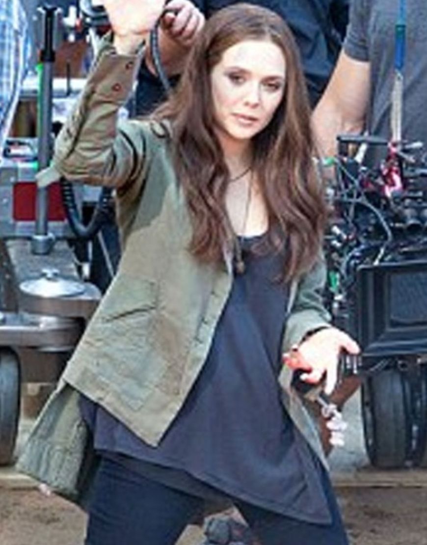 Captain America Civil War Wanda Maximoff Elizabeth Olsen Jacket Captain America Civil War Wanda Maximoff Elizabeth Olsen Jacket