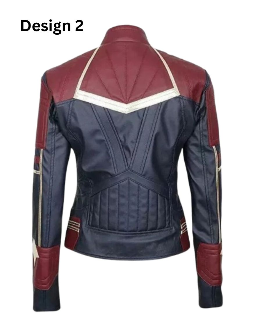 Captain Marvel Carol Danvers Brie Larson Leather Jacket