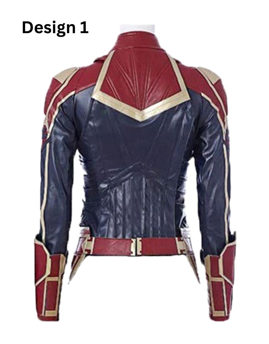 Captain Marvel Carol Danvers Brie Larson Leather Jacket