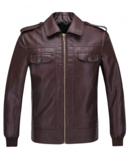 Chris Evans Captain America Avengers Brown Jacket