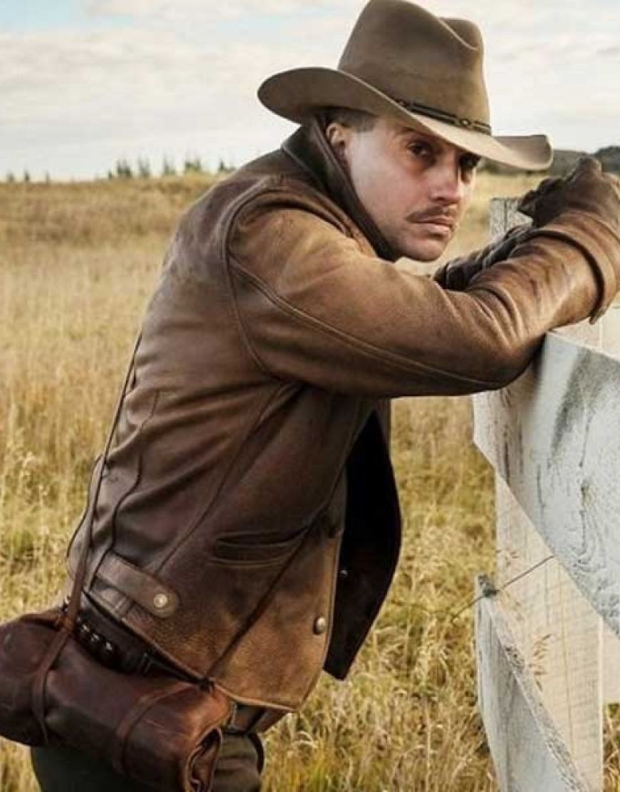 Damnation Logan Marshall-Green (Creeley Turner) Distressed Leather Jacket