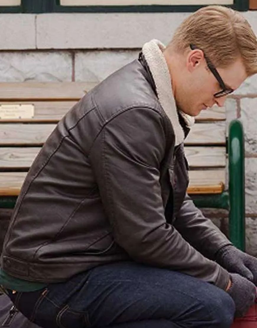 Dashing Home for Christmas Adrian Spencer Simon Leather Jacket