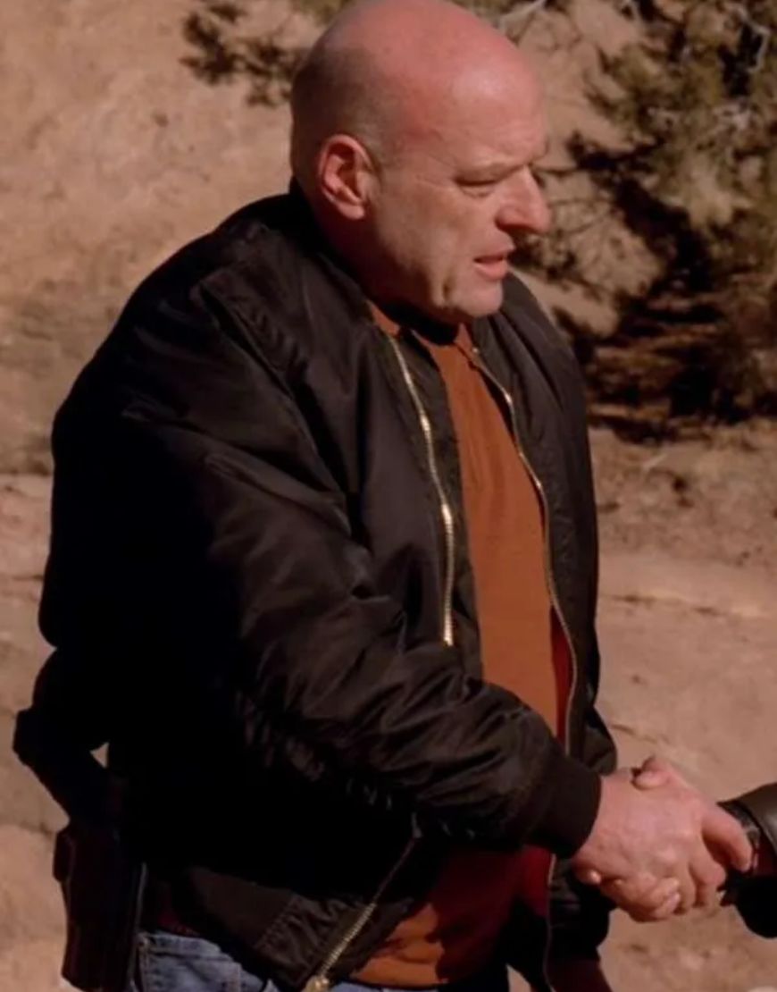 Breaking Bad Dean Norris Hank Schrader Bomber Jacket