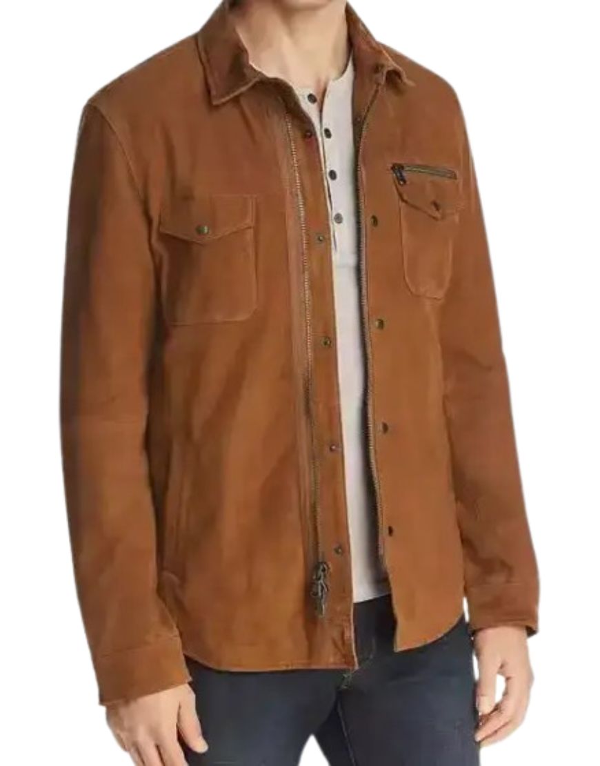 9-1-1 Eddie Begins Eddie Diaz Ryan Guzman Suede Jacket