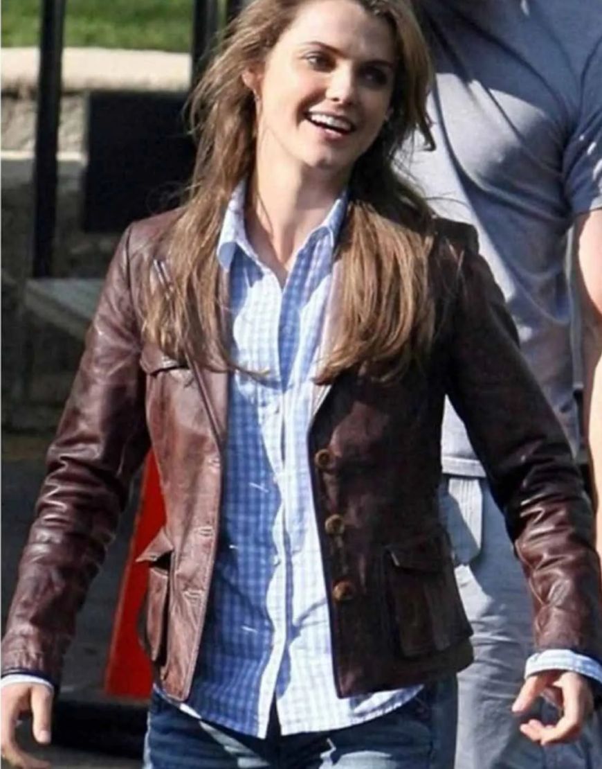 Bedtime Stories Keri Russell Leather Jacket