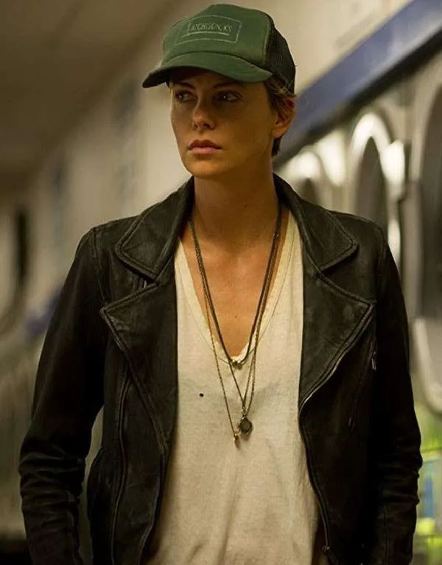 Dark Places Libby Day Charlize Theron Black Leather Jacket