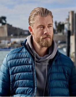 Luke Mitchell A Pinch Of Portugal 2023 Blue Puffer Jacket