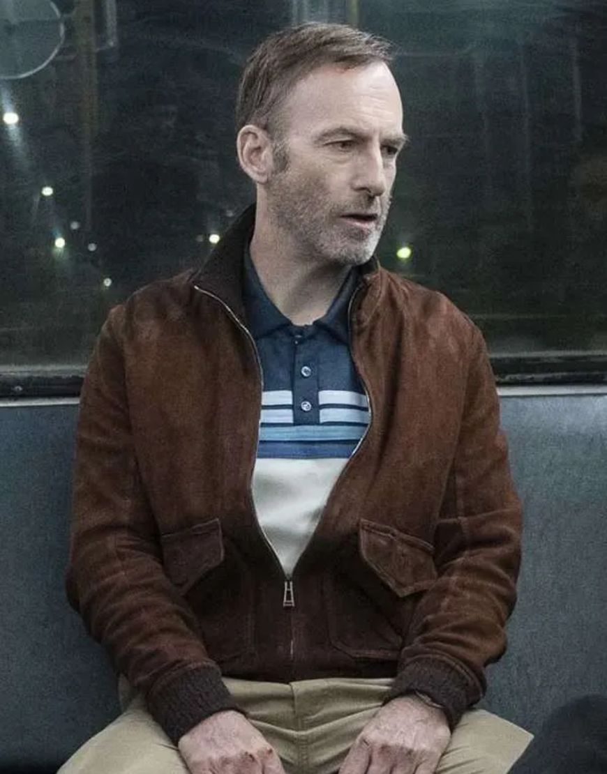 Nobody Bob Odenkirk Brown Jacket