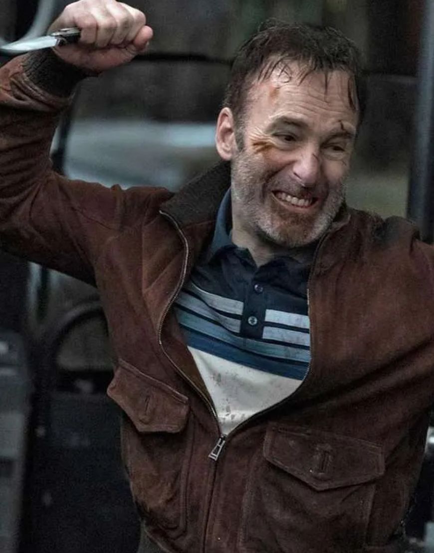 Nobody Bob Odenkirk Brown Jacket