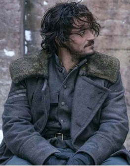 Carnival Row Orlando Bloom Rycroft Philostrate Shearling Coat
