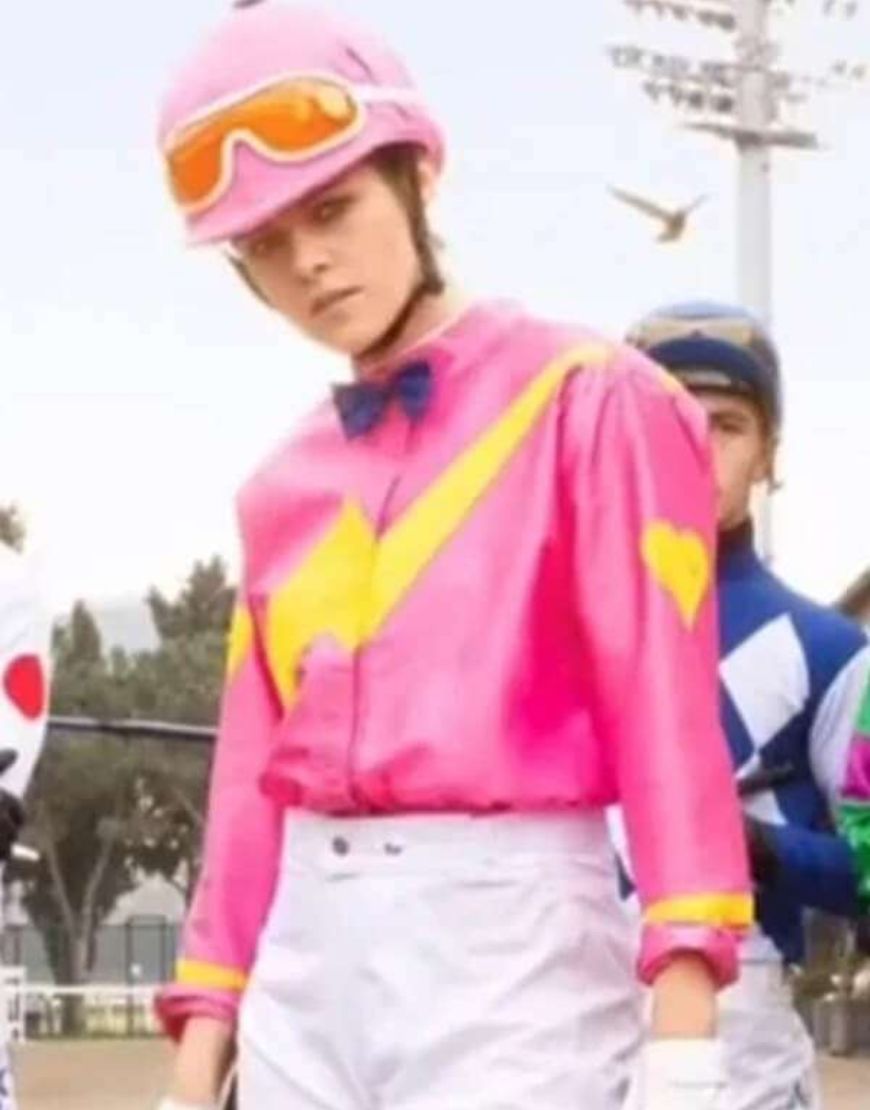 Charlies Angels Kristen Stewart Sabina Wilson Pink Jacket