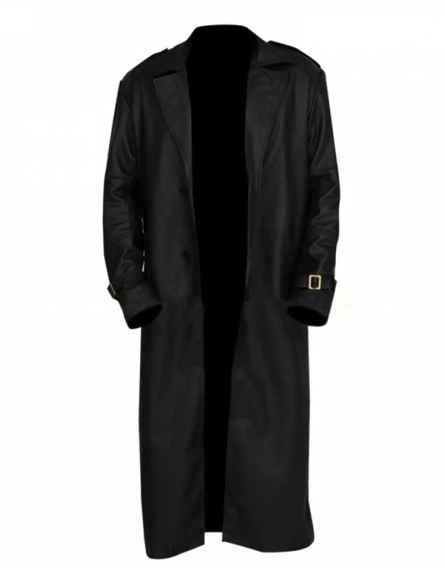 Captain America Winter Soldier Samuel L. Jackson (Nick Fury) Leather Coat