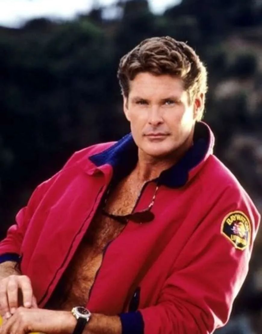 Baywatch Lifeguard David Hasselhoff Bomber Jacket