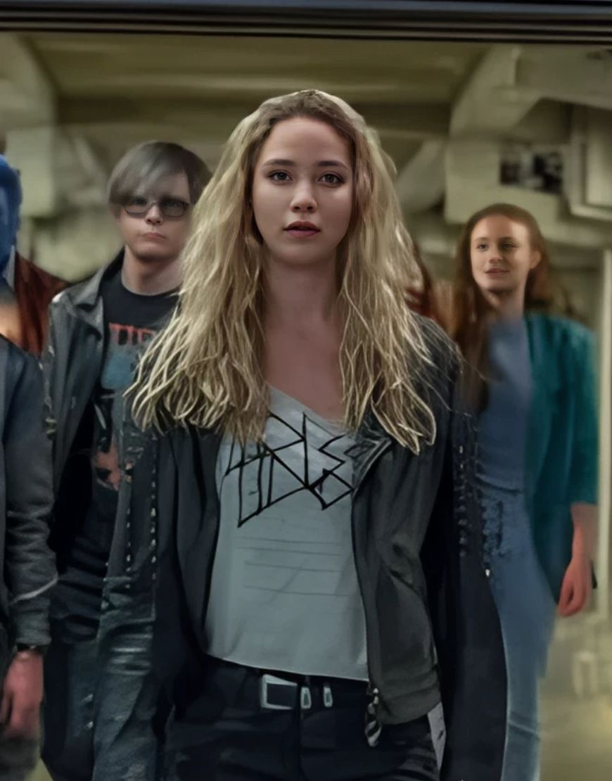 X-Men Dark Phoenix Jennifer Lawrence Raven Leather Jacket X-Men Dark Phoenix Jennifer Lawrence Raven Leather Jacket