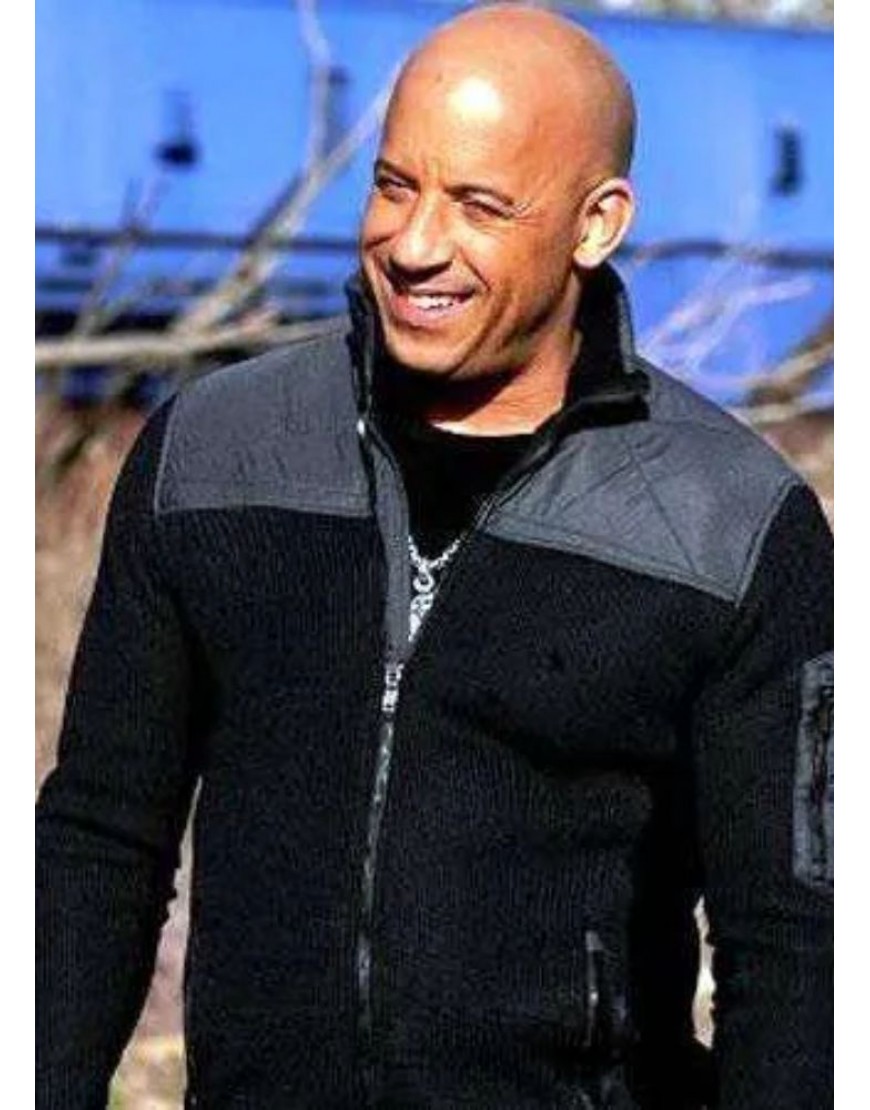 XXX Return of Xander Cage Vin Diesel Black and Grey Jacket