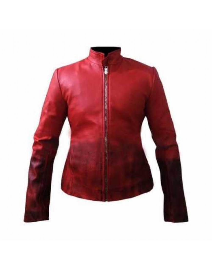 Olsen Scarlet Witch Avengers Age of Ultron Elizabeth Jacket