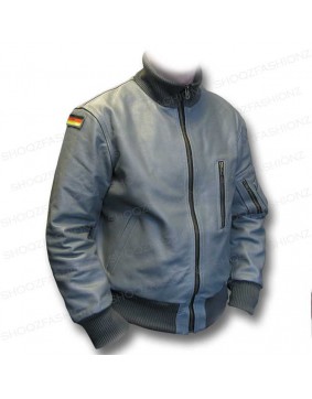 German Flag Luftwaffe Flight Leather Jacket
