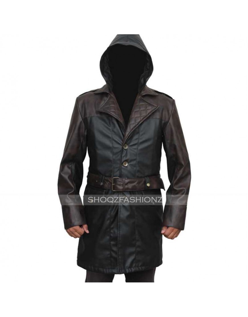 Assassins Creed Syndicate Jacob Frye Costume Leather Coat