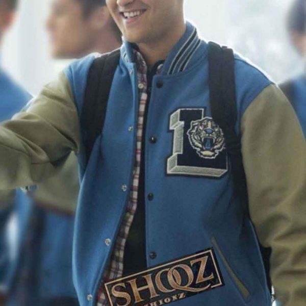 Baseball Letterman 13 Reasons Why Justin Foley Jacket