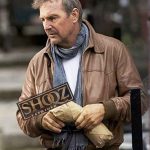 Kevin Costner 3 Days To Kill Ethan Renner Brown Jacket