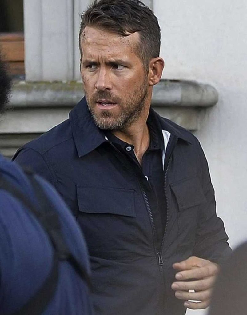 6 Underground Ryan Reynolds Black Cotton Jacket