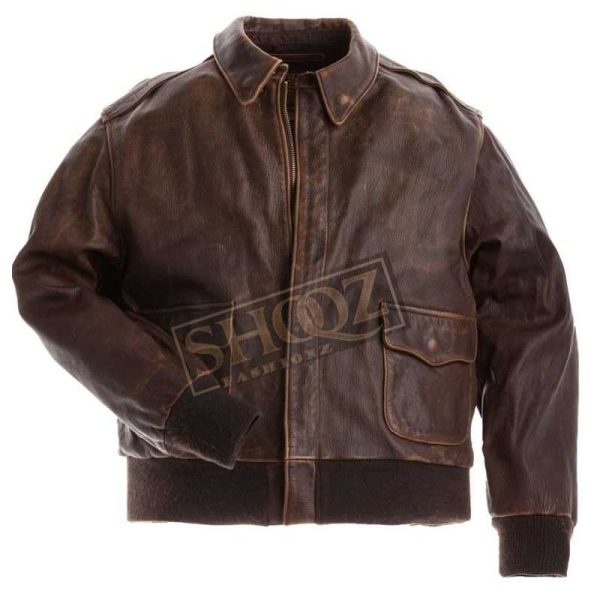Aviator A-2 Flight Cowhide Leather Jacket