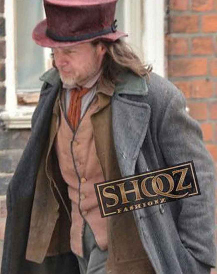 Guy Pearce A Christmas Carol Ebenezer Scrooge Wool Trench Coat 1 Guy Pearce A Christmas Carol Ebenezer Scrooge Wool Trench Coat