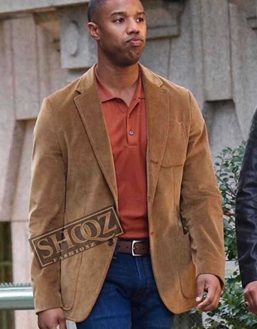 A Journal For Jordan (Charles King) Michael B. Jordan Suede Coat