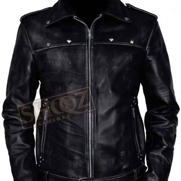 A Long Way Down Aaron Paul Leather Jacket