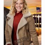 A Veterans Christmas (Grace Garland) Eloise Mumford Suede Jacket