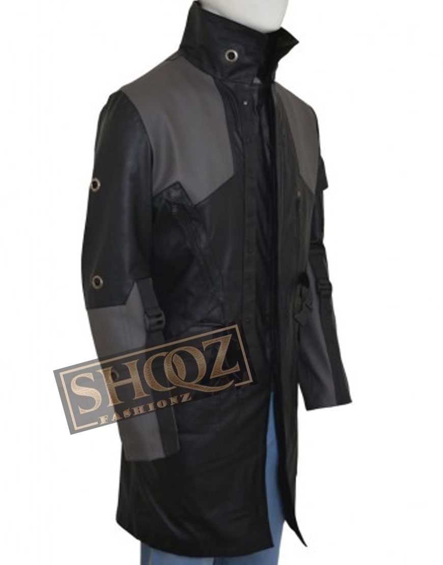 Deus Ex Mankind Divided Adam Jensen Leather Coat 1 Deus Ex Mankind Divided Adam Jensen Leather Coat