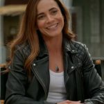 Alice Braga Hypnotic 2023 Diana Cruz Black Leather Jacket