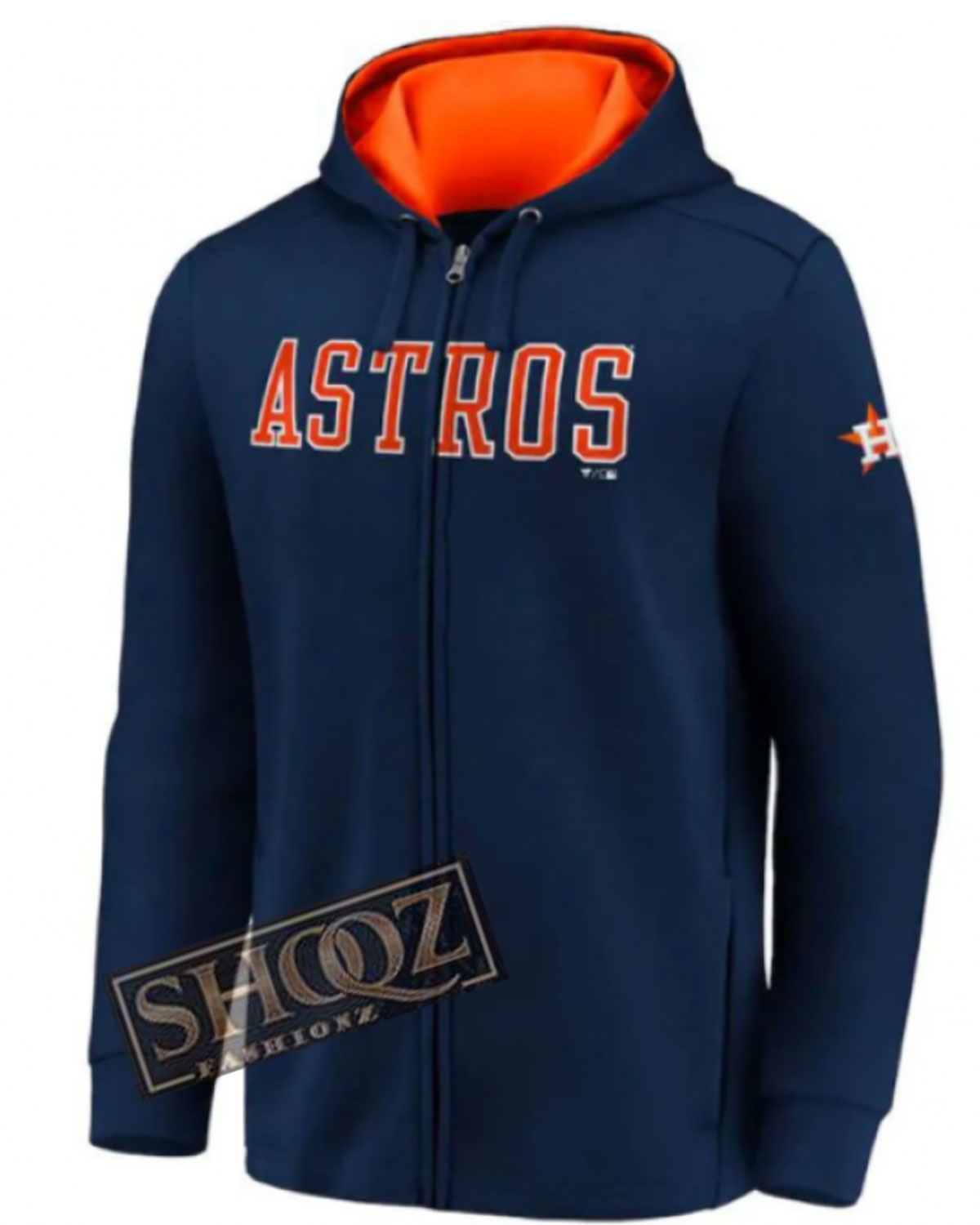 Astros Houston Blue Zip Up Fleece Hoodie 1 Astros Houston Blue Zip Up Fleece Hoodie