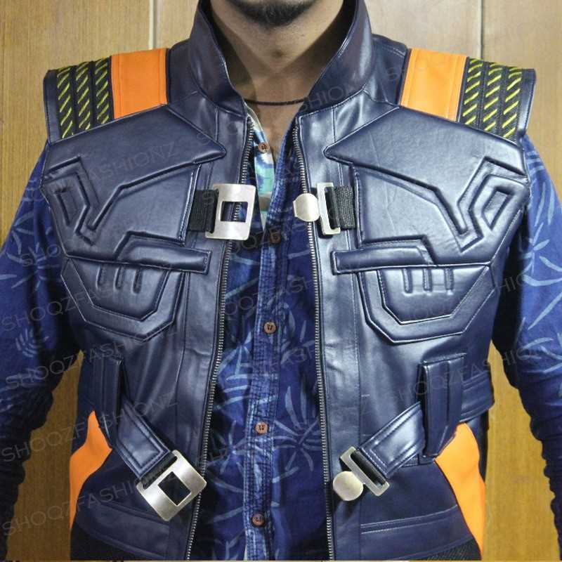 Avengers faux leather vest