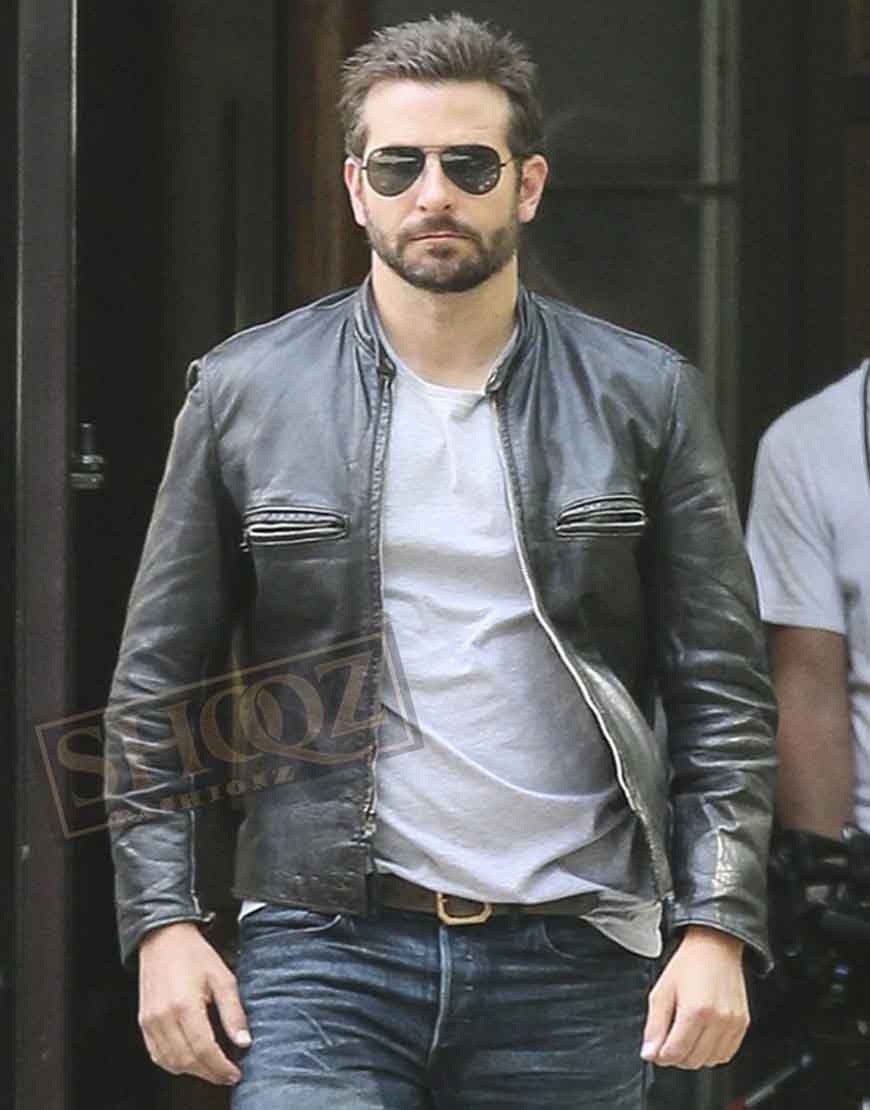 Burnt Bradley Cooper (Adam Jones) Black Leather Jacket 1 Burnt Bradley Cooper (Adam Jones) Black Leather Jacket