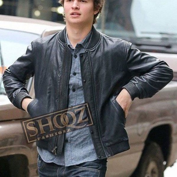 Baby Driver Ansel Elgort (baby) Leather Jacket