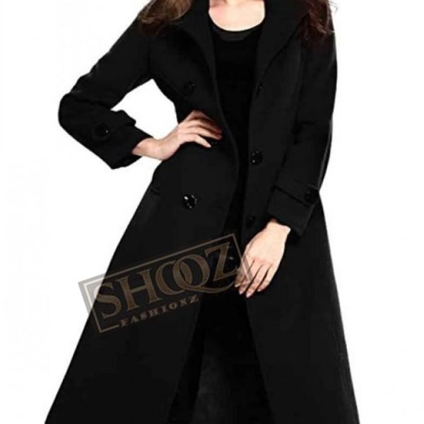 Batwoman Meagan Tandy (Sophie Moore) Black Double-breasted Coat