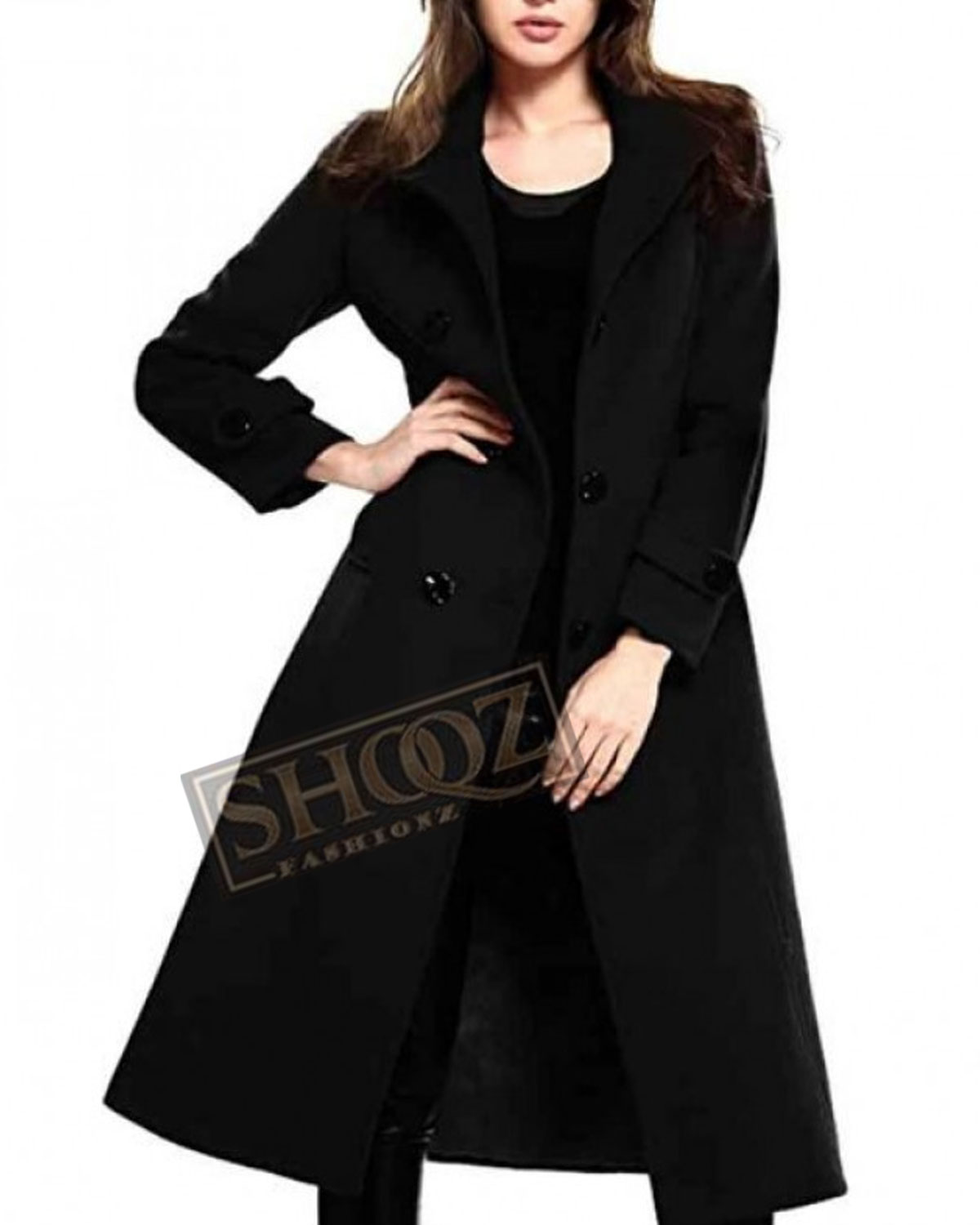 Batwoman Meagan Tandy (Sophie Moore) Black Double-breasted Coat