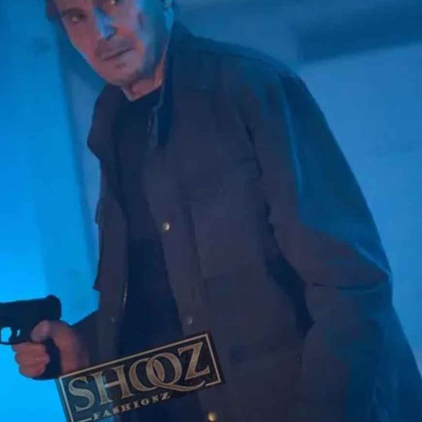 Liam Neesom (Travis Block) Blacklight Grey Cotton Jacket