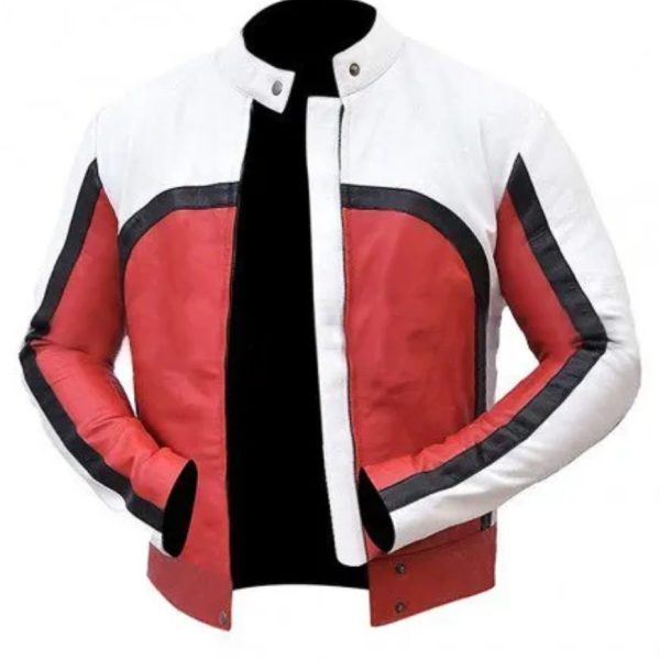 Freddie Mercury Bohemian Rhapsody Concert Red & White Leather Jacket