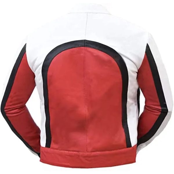 Freddie Mercury Bohemian Rhapsody Concert Red & White Leather Jacket