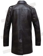German Cafe Racer Leather Blazer Coat